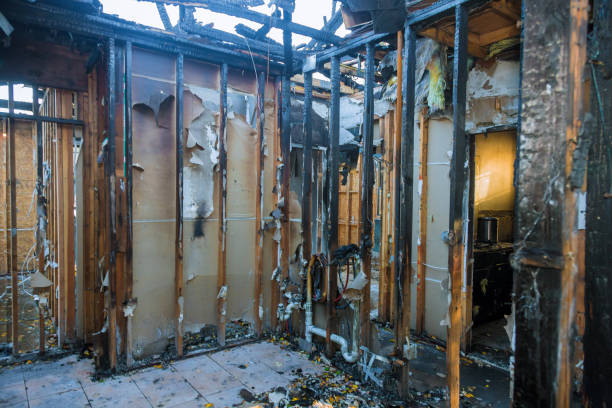 Professional Fire Damage Removal technician working in Centerville, OH